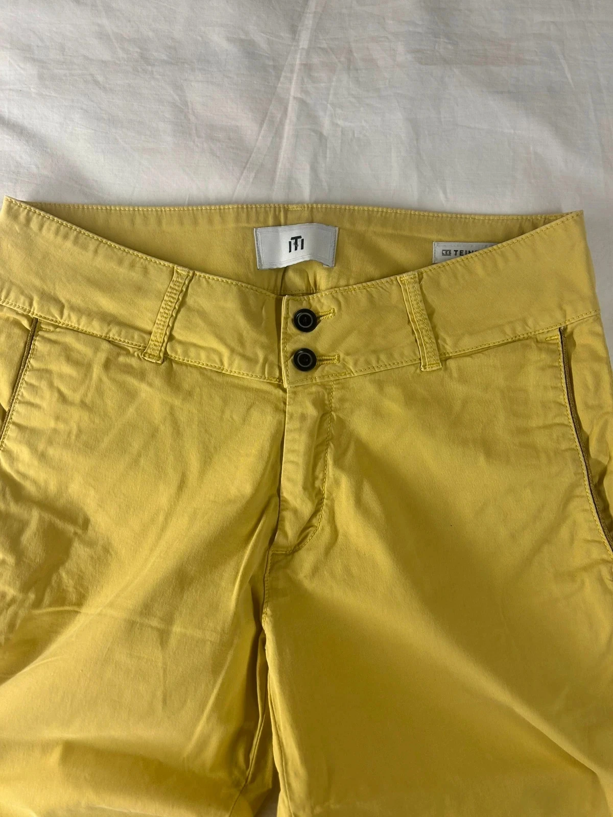 Pantalon Chino skinny geel les teinturiers maat 30 us / 40 fr – photo 3